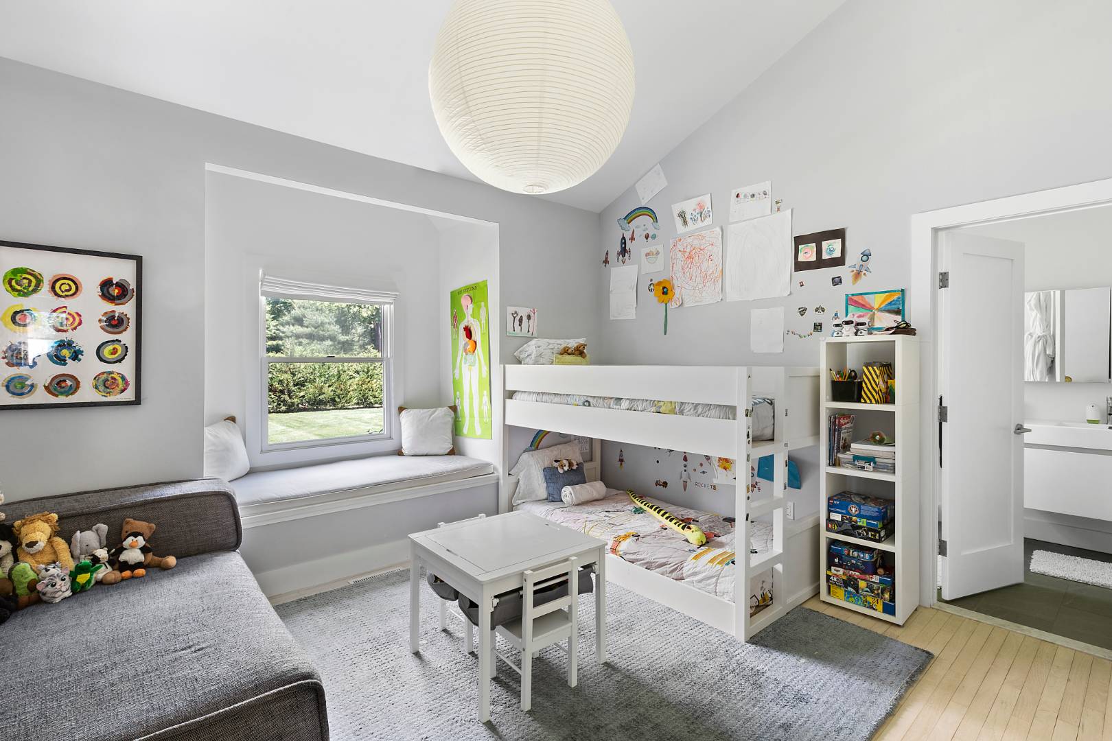 4 Jericho Close Lane East Hampton, NY 11937 - Photo 11 of 26 a living room with furniture and a fireplace