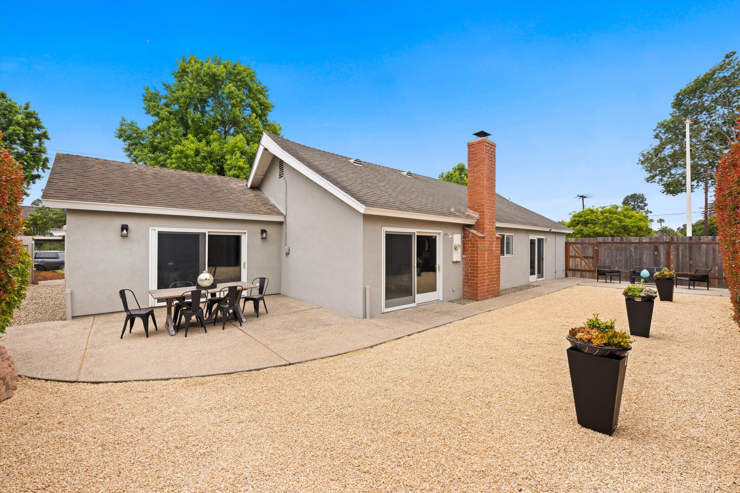5668 Encina Road Goleta, CA 93117 - Photo 17 of 19 Backyard ready for a new owner