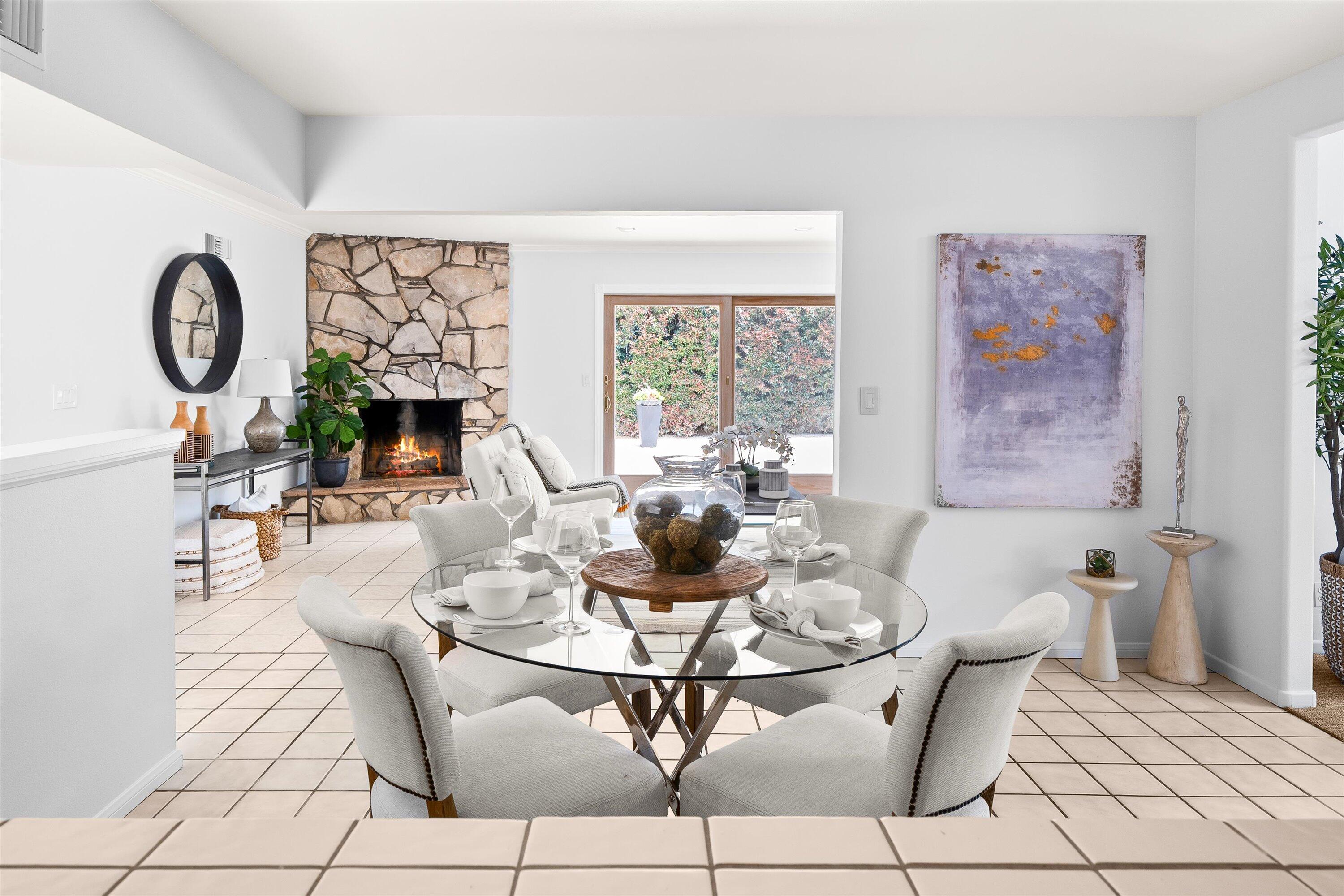 5668 Encina Road Goleta, CA 93117 - Photo 8 of 19 Dining area looking to living room