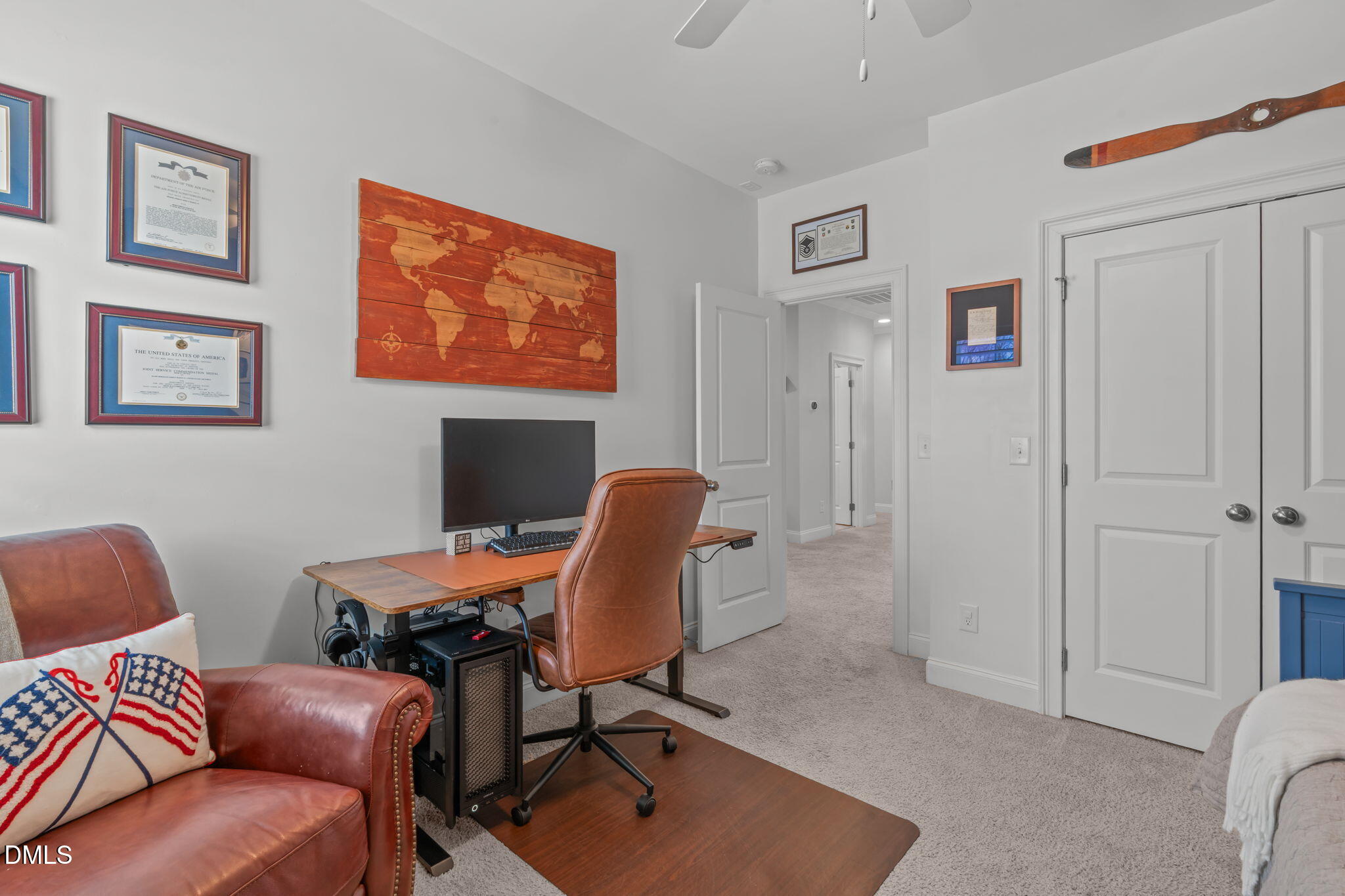 4144 Olde Judd Drive Willow Spring, NC 27592 - Photo 25 of 52 a workspace with furniture and a couch