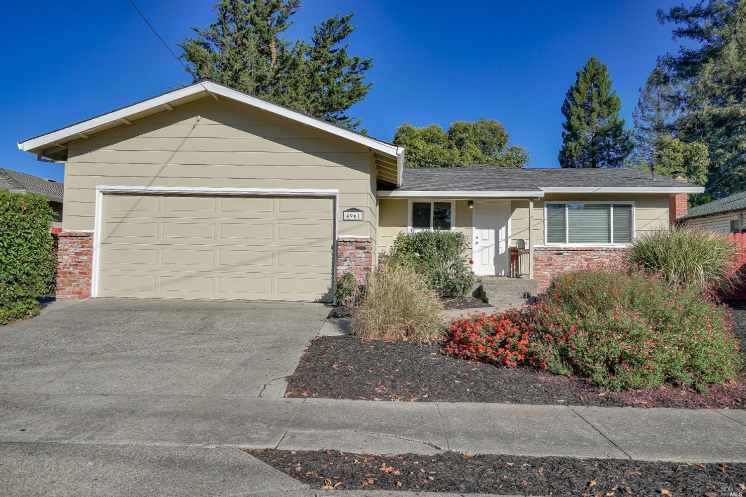 4961 Charmian Drive Santa Rosa, CA 95409 - Photo 1 of 1 front view of a house