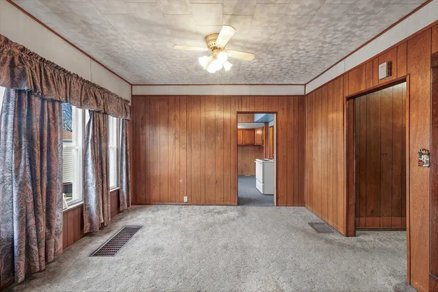 wooden floor in an empty room