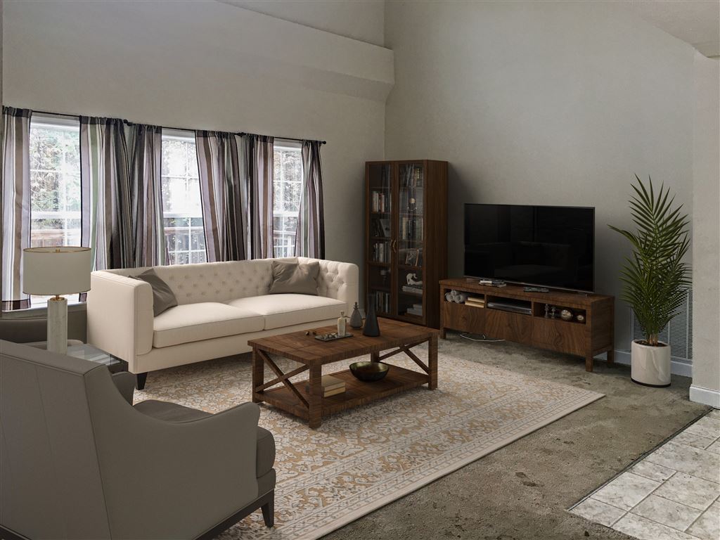 1316 Miles Jackson Road Palmyra, VA 22963 - Photo 4 of 22 a living room with furniture and a flat screen tv