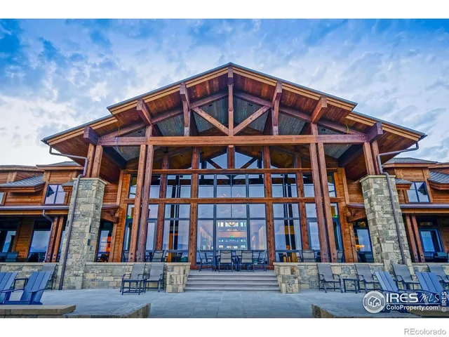 a view of a lake with houses