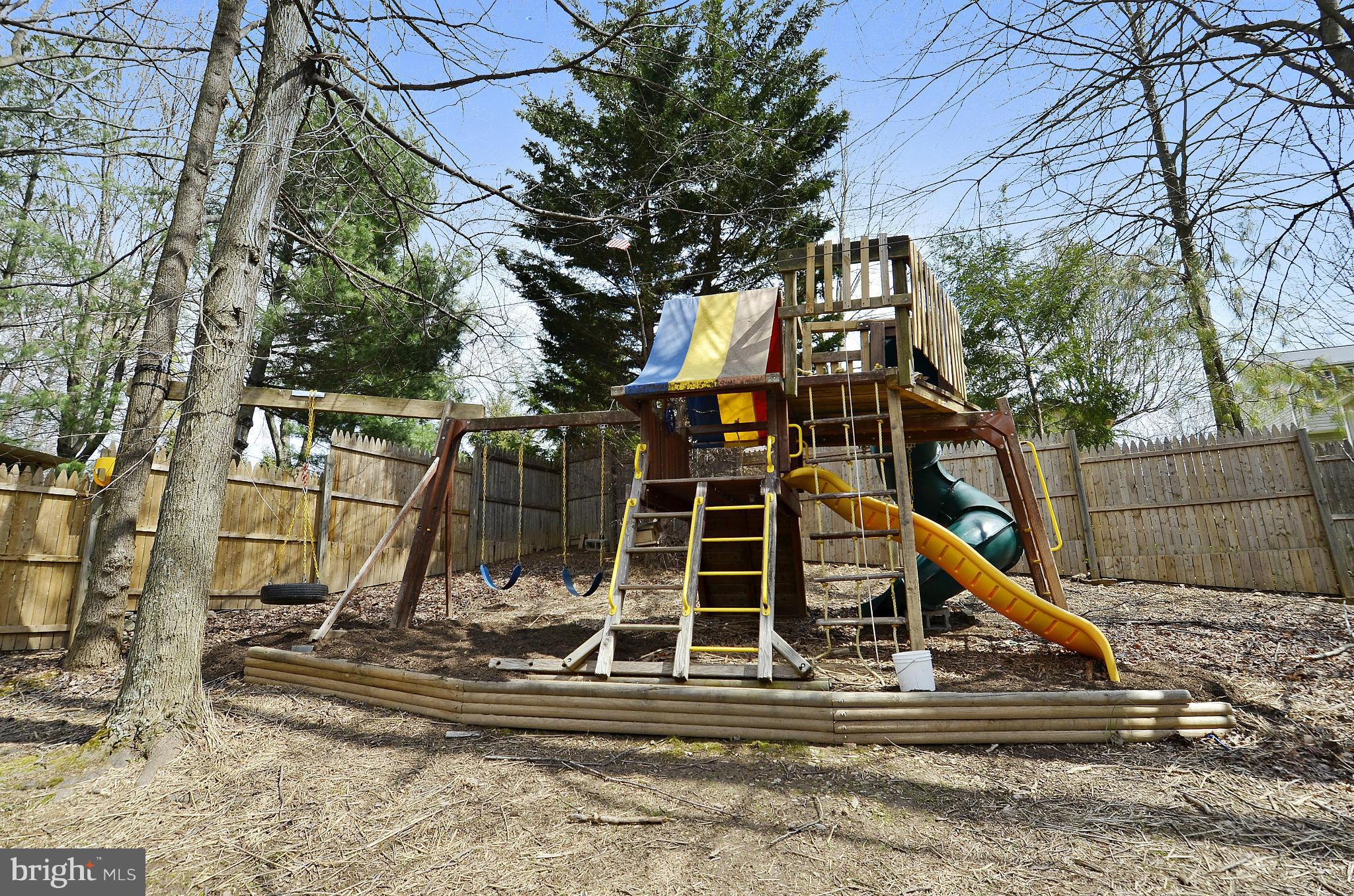 24401 Fossen Road Damascus, MD 20872 - Photo 27 of 30 Back Yard Play Structure/Swing-Set