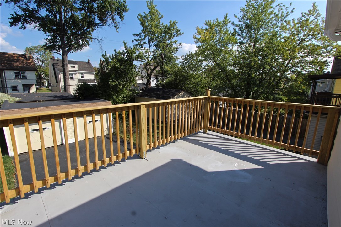 2111 Rossmoor Road Cleveland Heights, OH 44118 - Photo 22 of 29 Private deck off the second floor