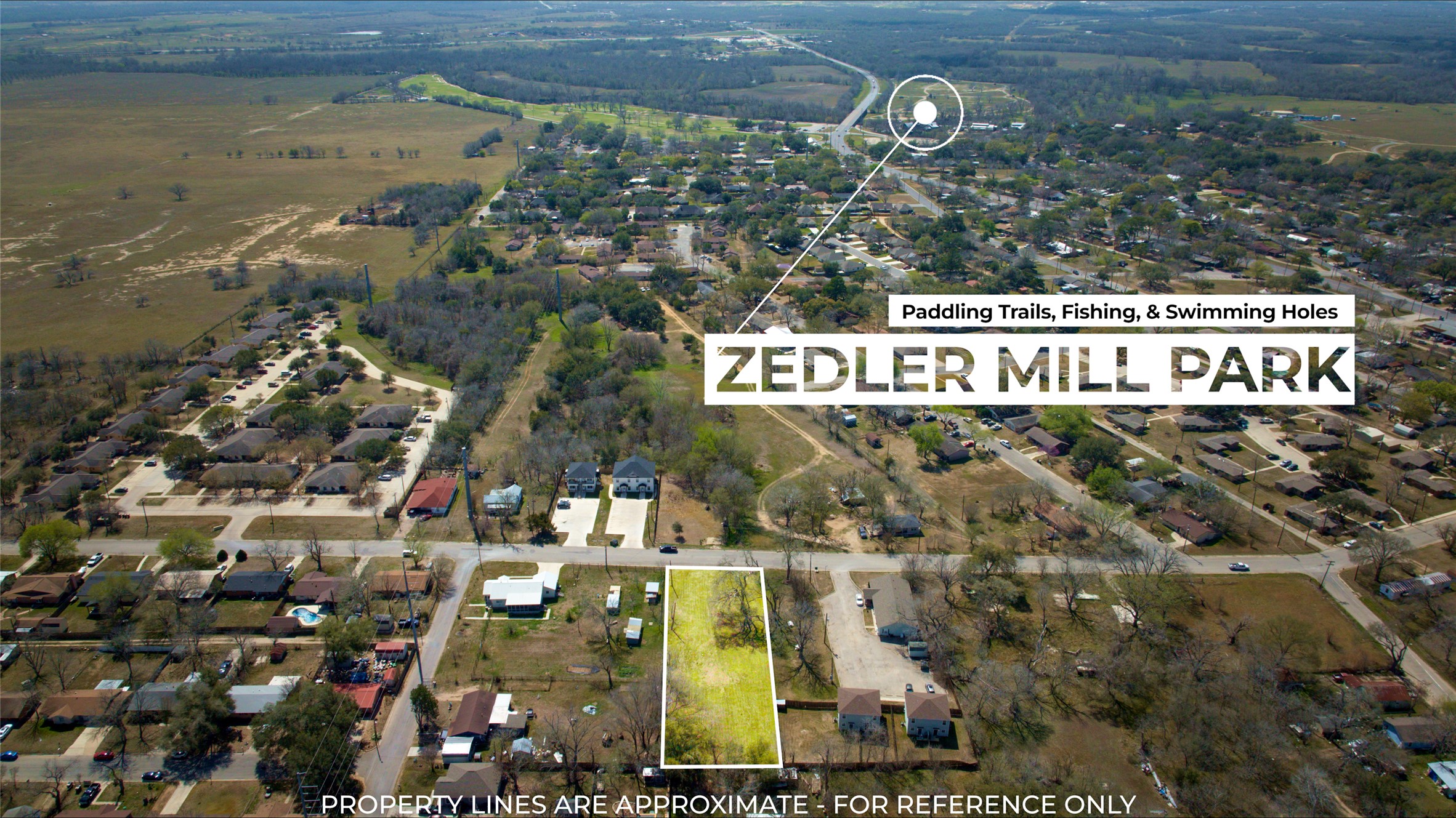 1037 East Milam Street Luling, TX 78648 - Photo 8 of 17 Aerial view of property and surrounding area