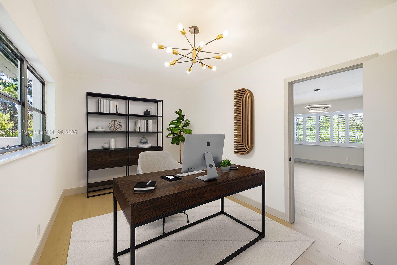 3180 North Bay Road Miami Beach, FL 33140 - Photo 25 of 41 a view of a workspace with furniture