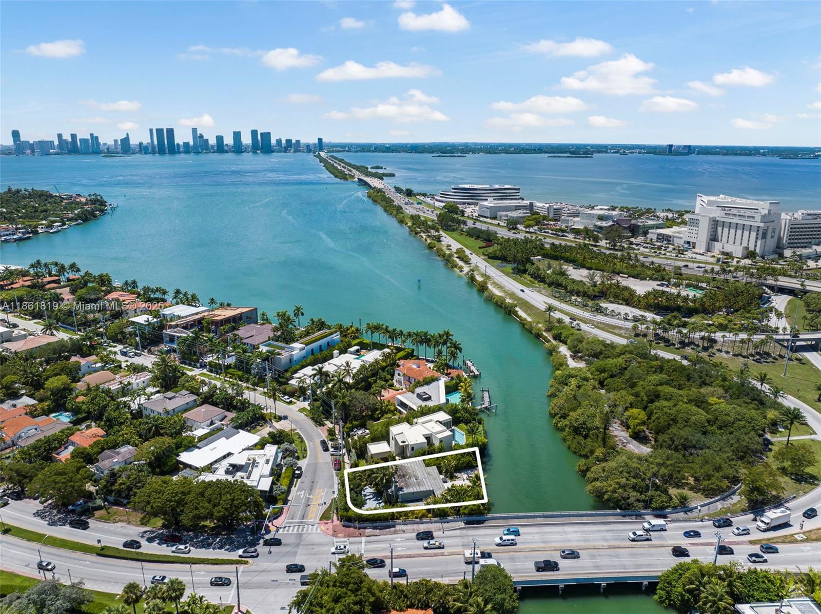 3180 North Bay Road Miami Beach, FL 33140 - Photo 40 of 41 a view of a city and ocean view