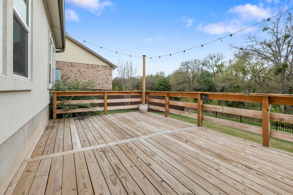 1205 Sweetspire Street Leander, TX 78641 - Photo 28 of 31 View of wooden deck