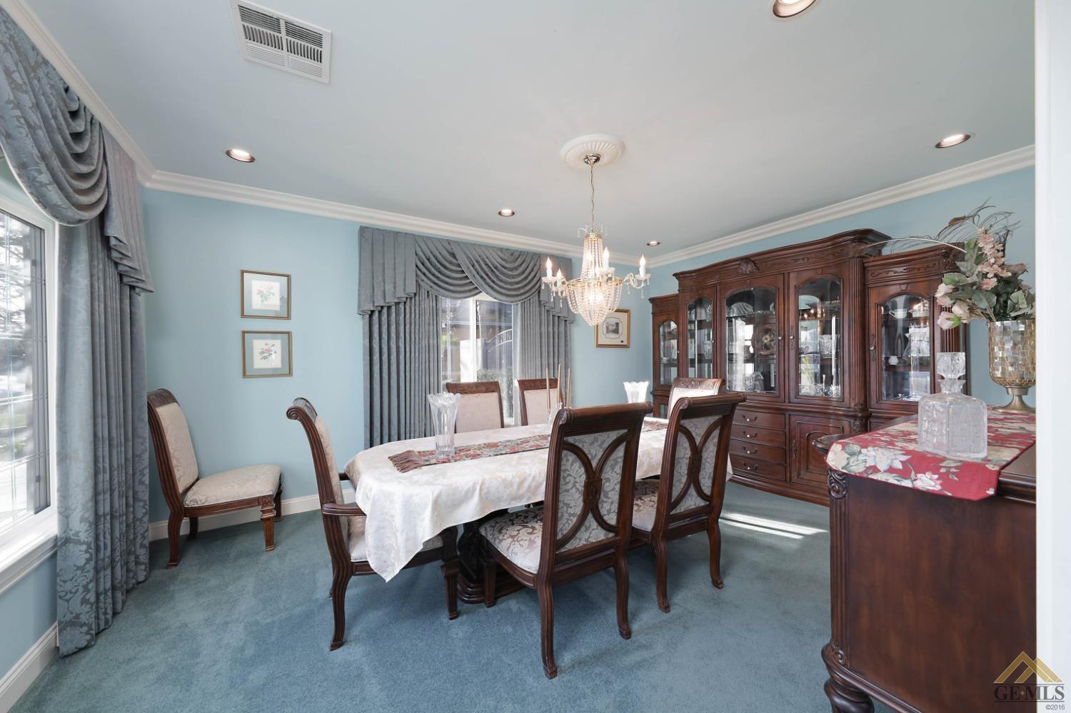 Undisclosed Address Bakersfield, CA 93312 - Photo 19 of 48 a view of a dining room with furniture window and outside view