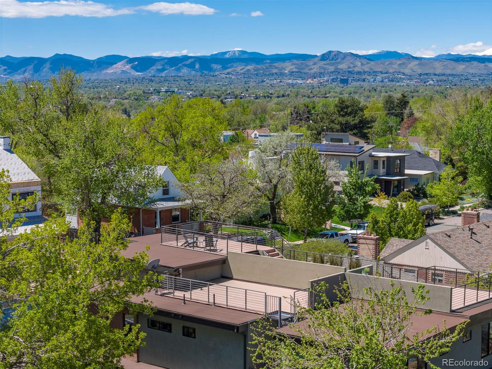 4515 West Moncrieff Place Denver, CO 80212 - Photo 24 of 29 an aerial view of residential houses and outdoor space