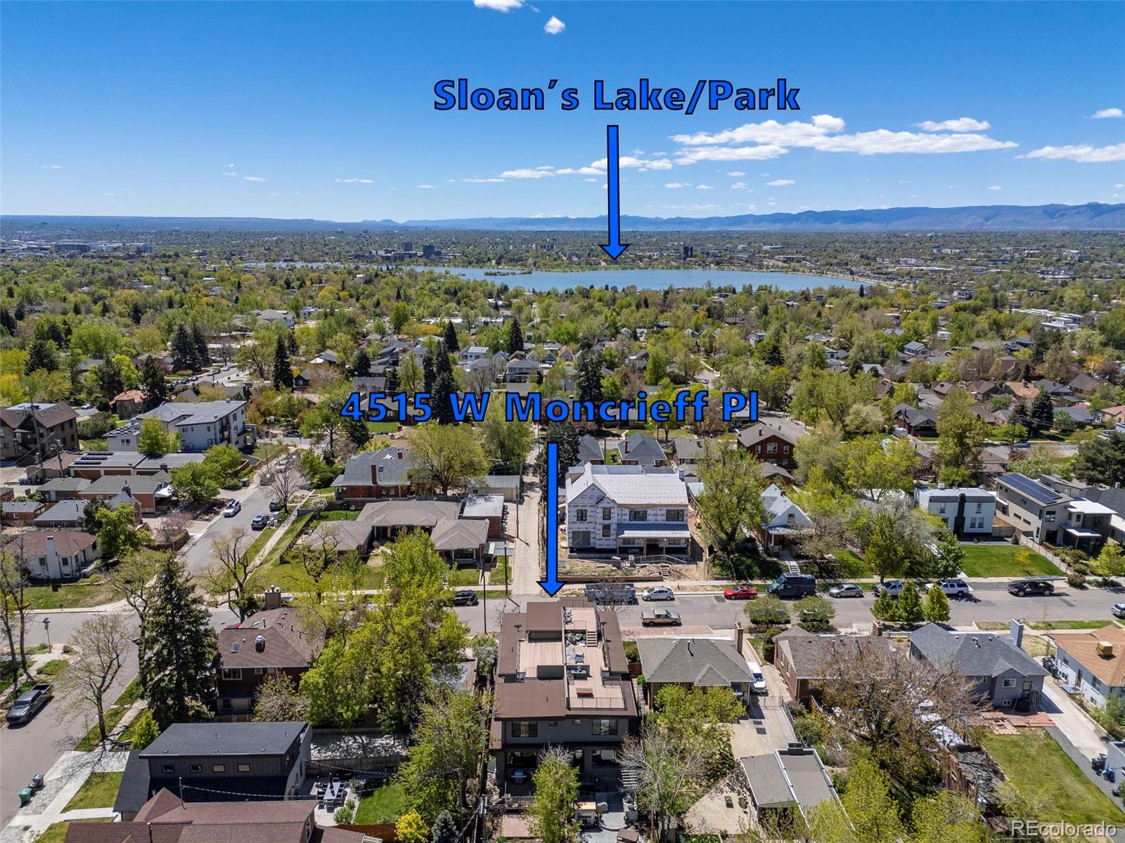 4515 West Moncrieff Place Denver, CO 80212 - Photo 25 of 29 a view of a city