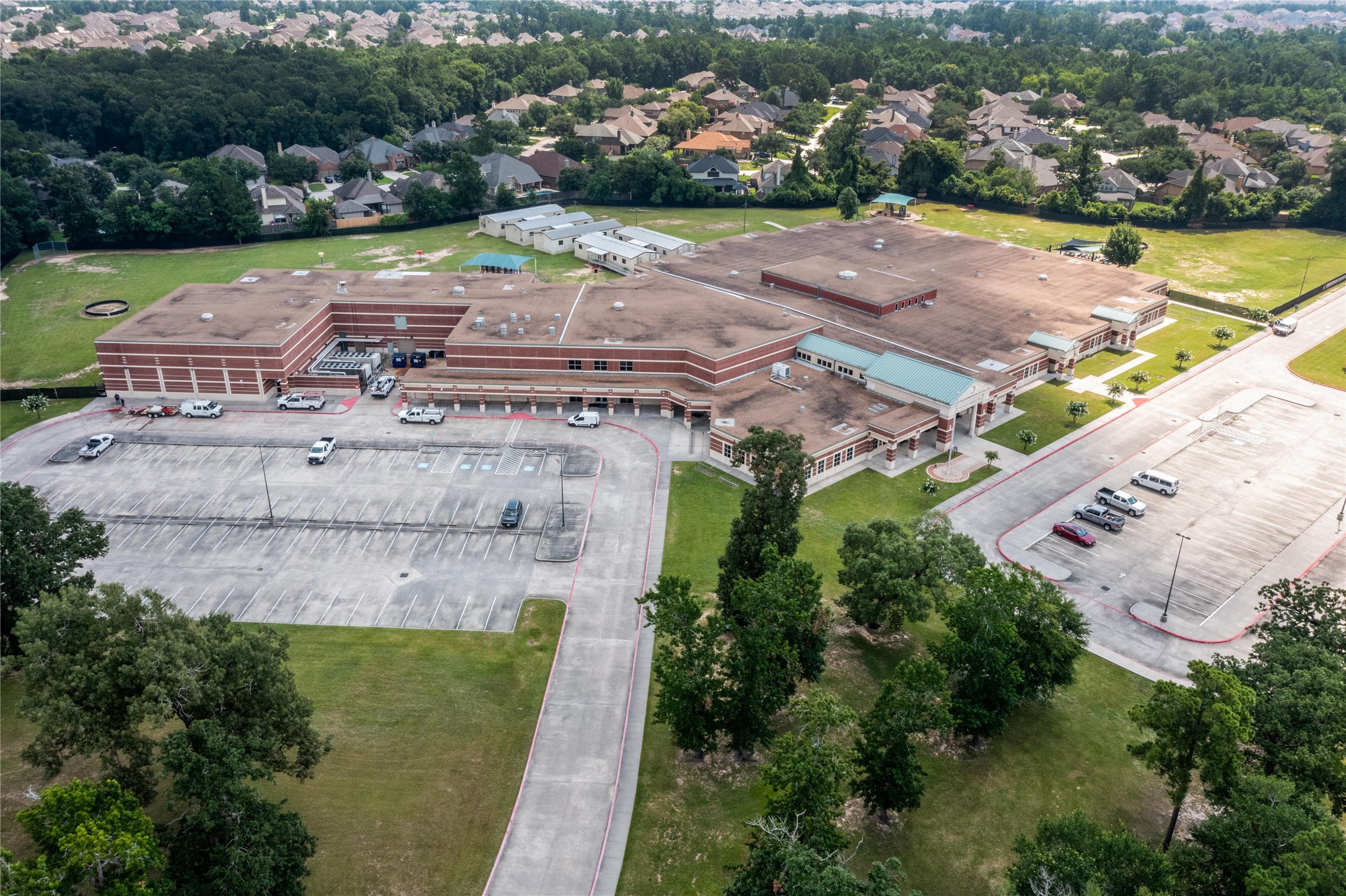 1215 Jake Springs Court Spring, TX 77386 - Photo 39 of 49 Broadway Elementary in the neighborhood serves K-4, with middle, junior high, and high schools just a short drive or bike ride away.