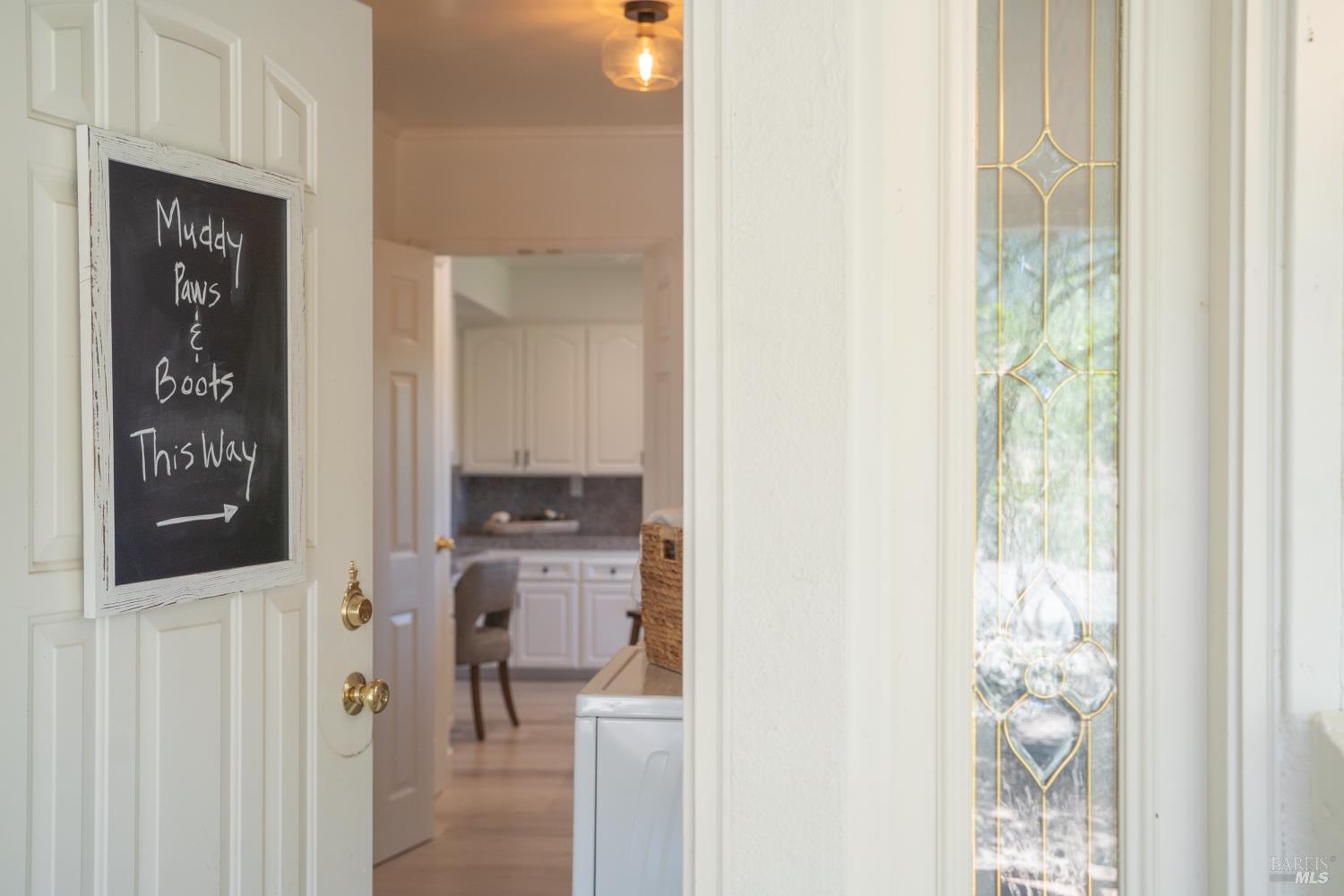 750 Deer Park Road St. Helena, CA 94574 - Photo 21 of 32 Entrance to laundry room / mud room from exterior