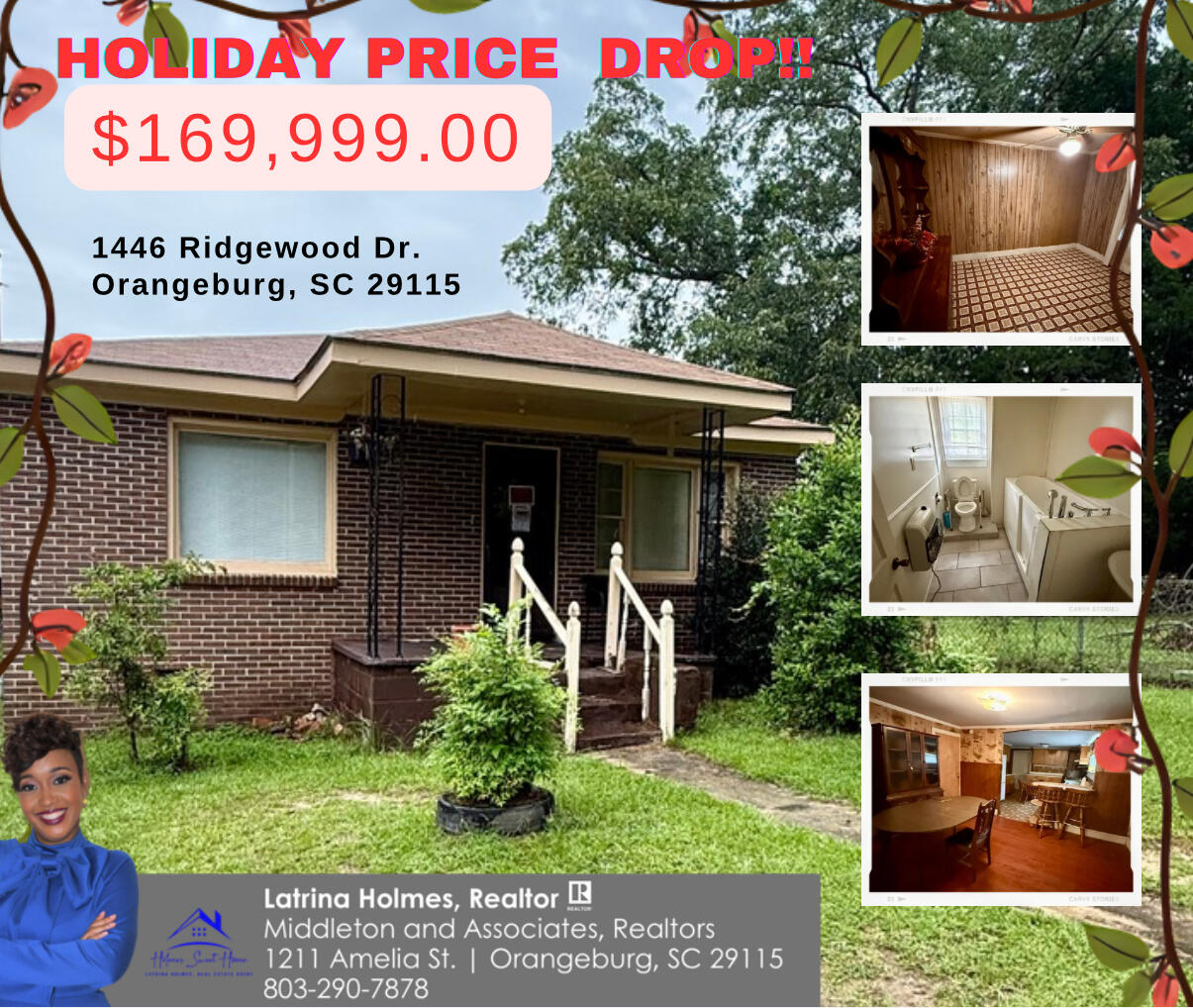 1446 Ridgewood Drive Orangeburg, SC 29118 - Photo 2 of 2 1446 Ridgewood Reduced Flyer