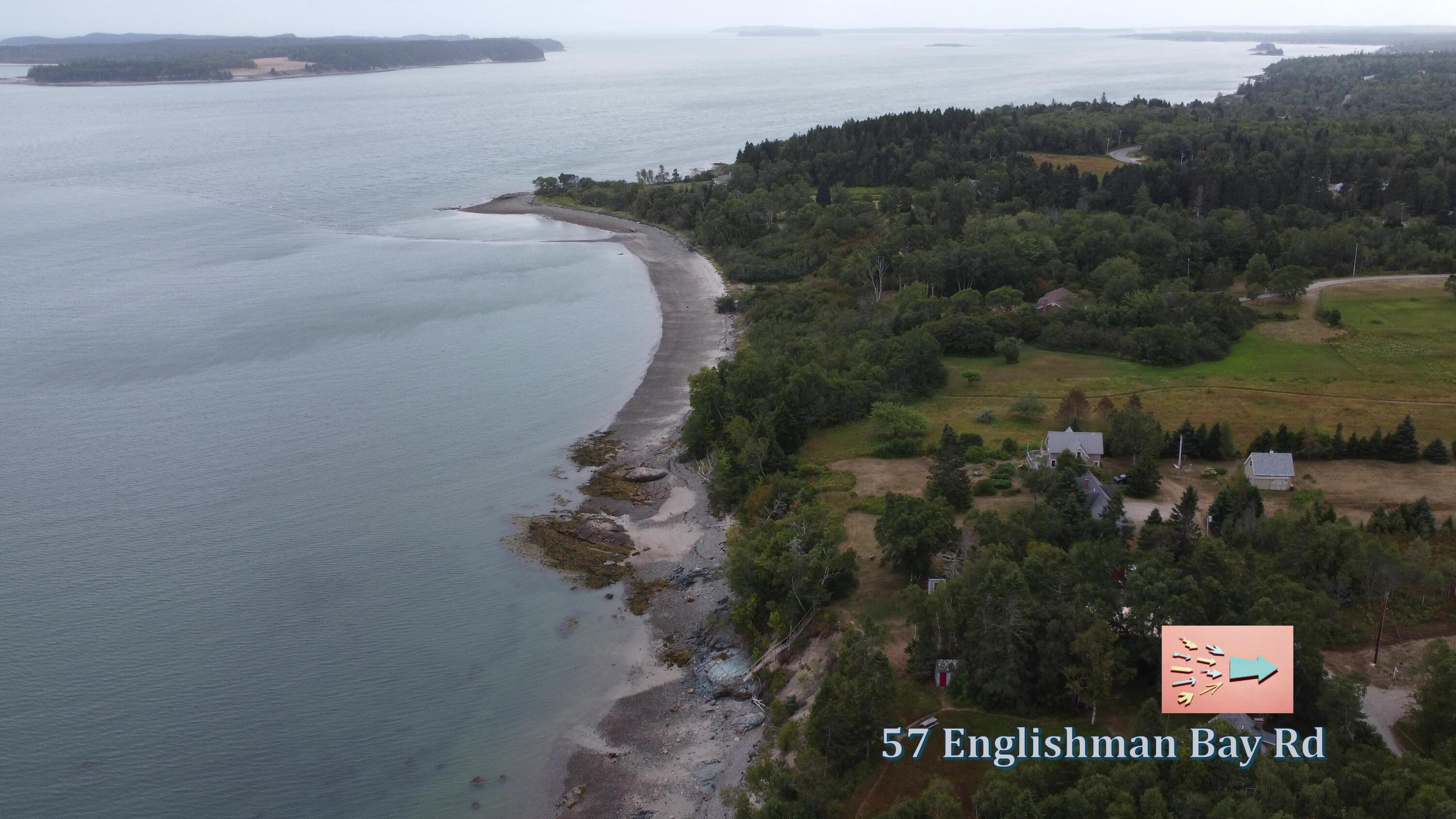 57 Englishman Bay Road Jonesport, ME 04649 - Photo 23 of 34 Aerial #3