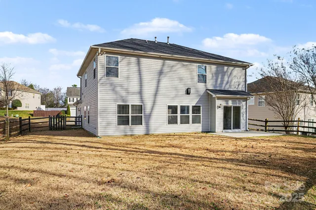 a big house with large windows