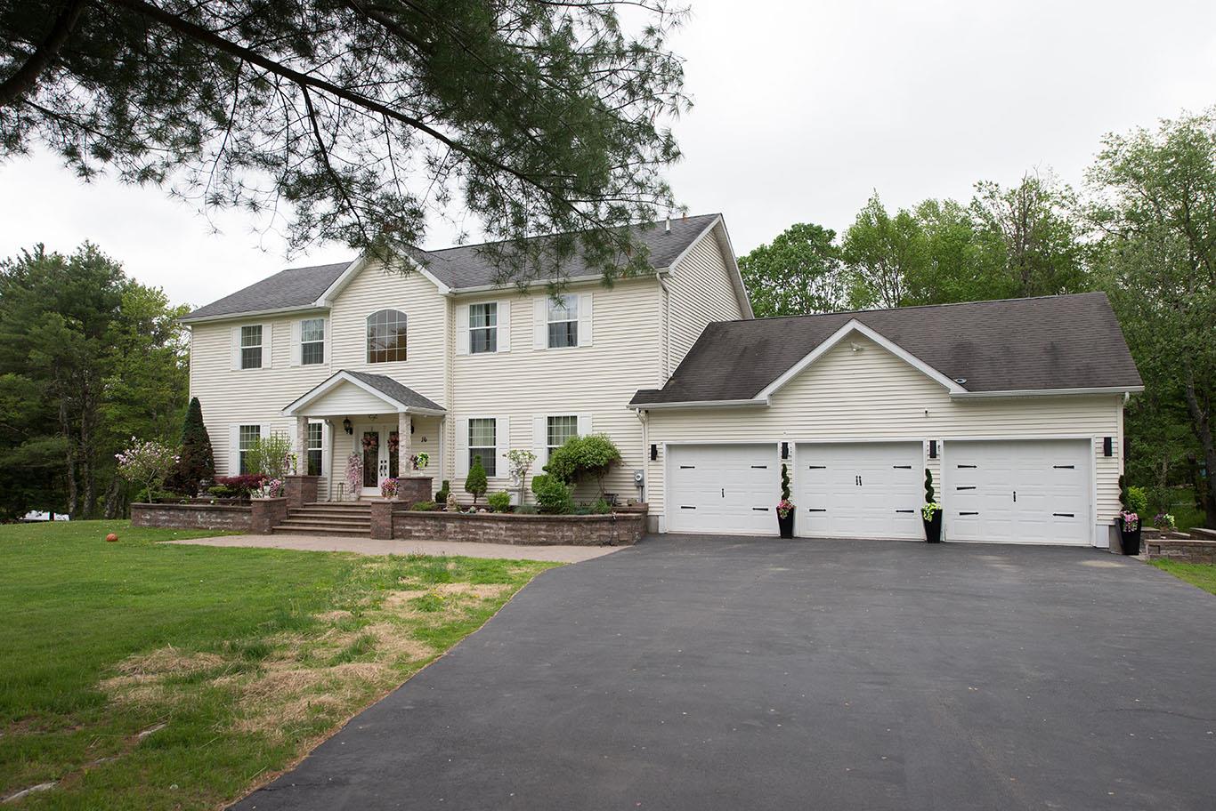 front view of house with a yard