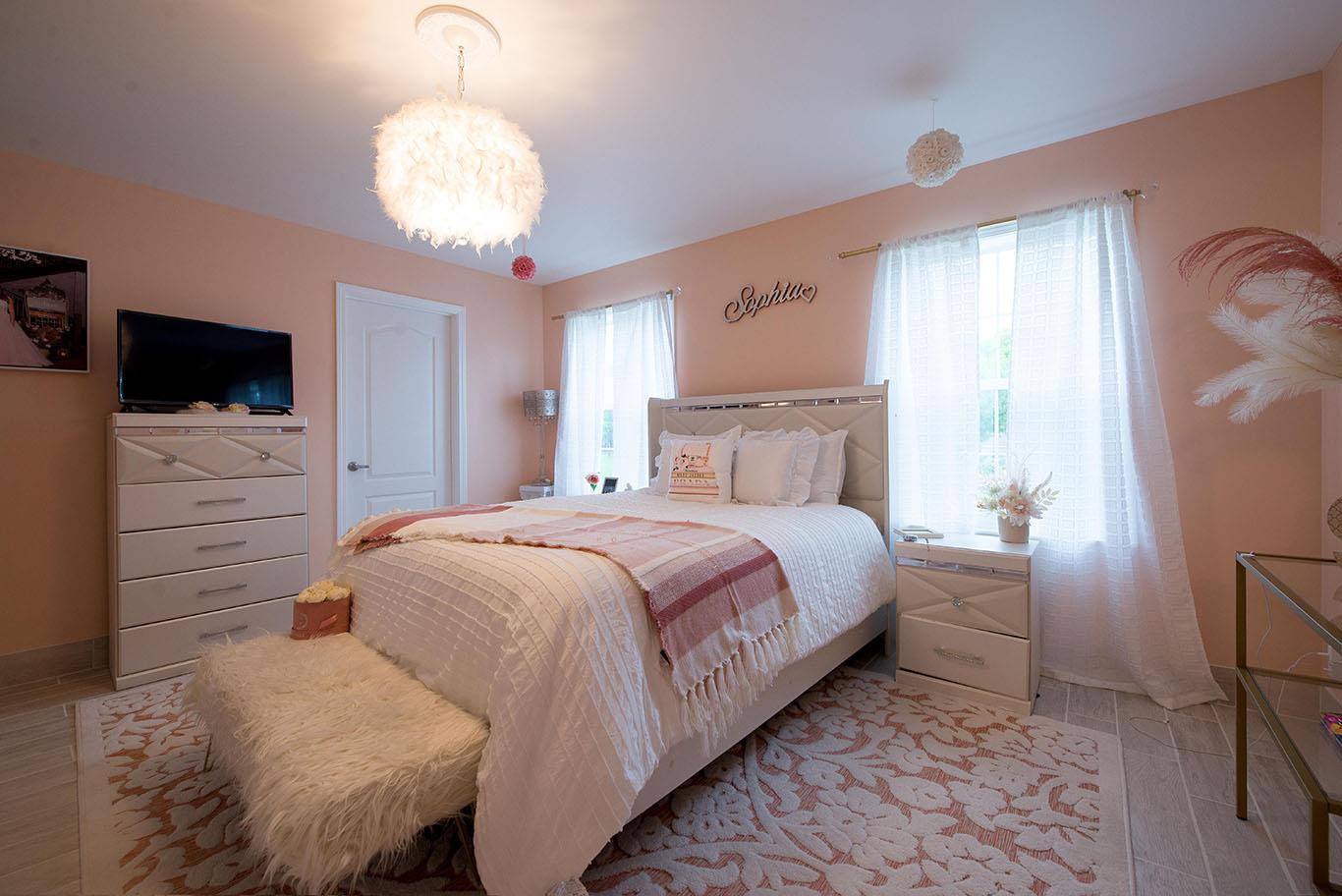 16 Kukas Road Monticello, NY 12701 - Photo 31 of 47 a bedroom with a bed and a flat tv screen on dresser