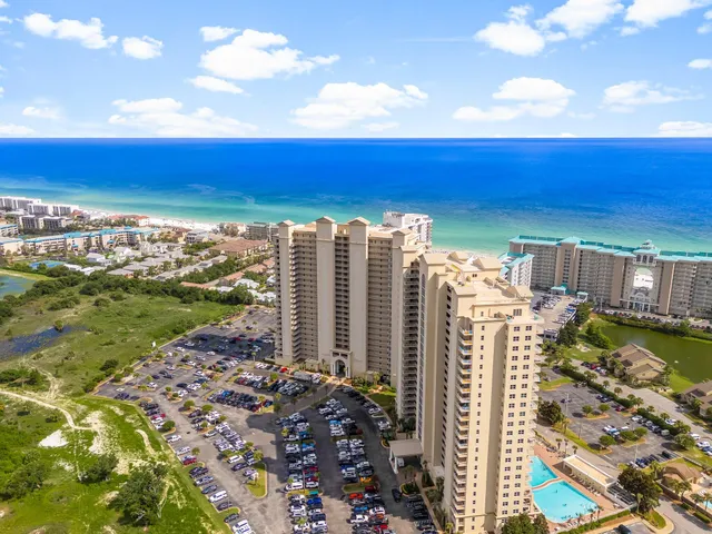a view of a city with tall buildings