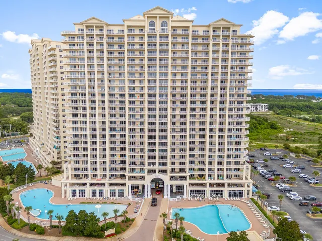 a view of a city with tall buildings