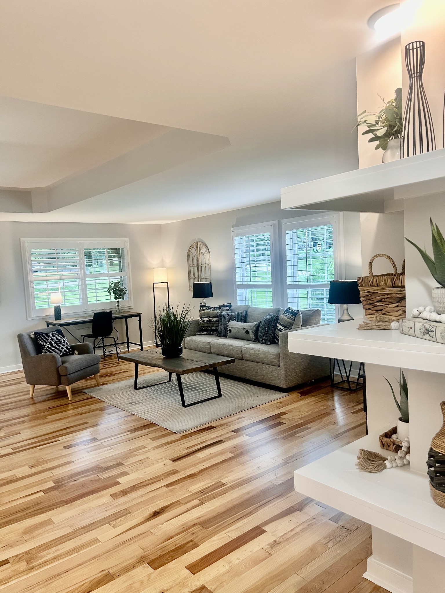 1059 South Cross Bridges Road Mount Pleasant, TN 38474 - Photo 11 of 53 a living room with furniture and a wooden floor