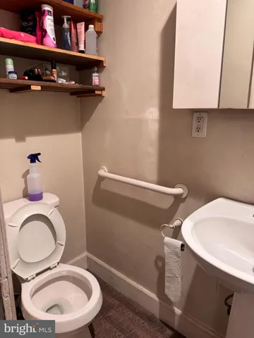 a view of storage and utility room