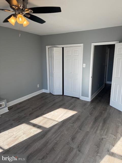 2811 East Venango Street Philadelphia, PA 19134 - Photo 17 of 18 an empty room with wooden floor and closet
