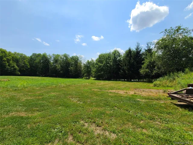 a view of a green field