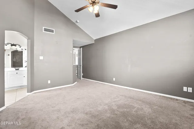 a view of an empty room