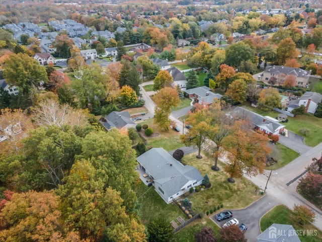 a view of yard with grass and trees