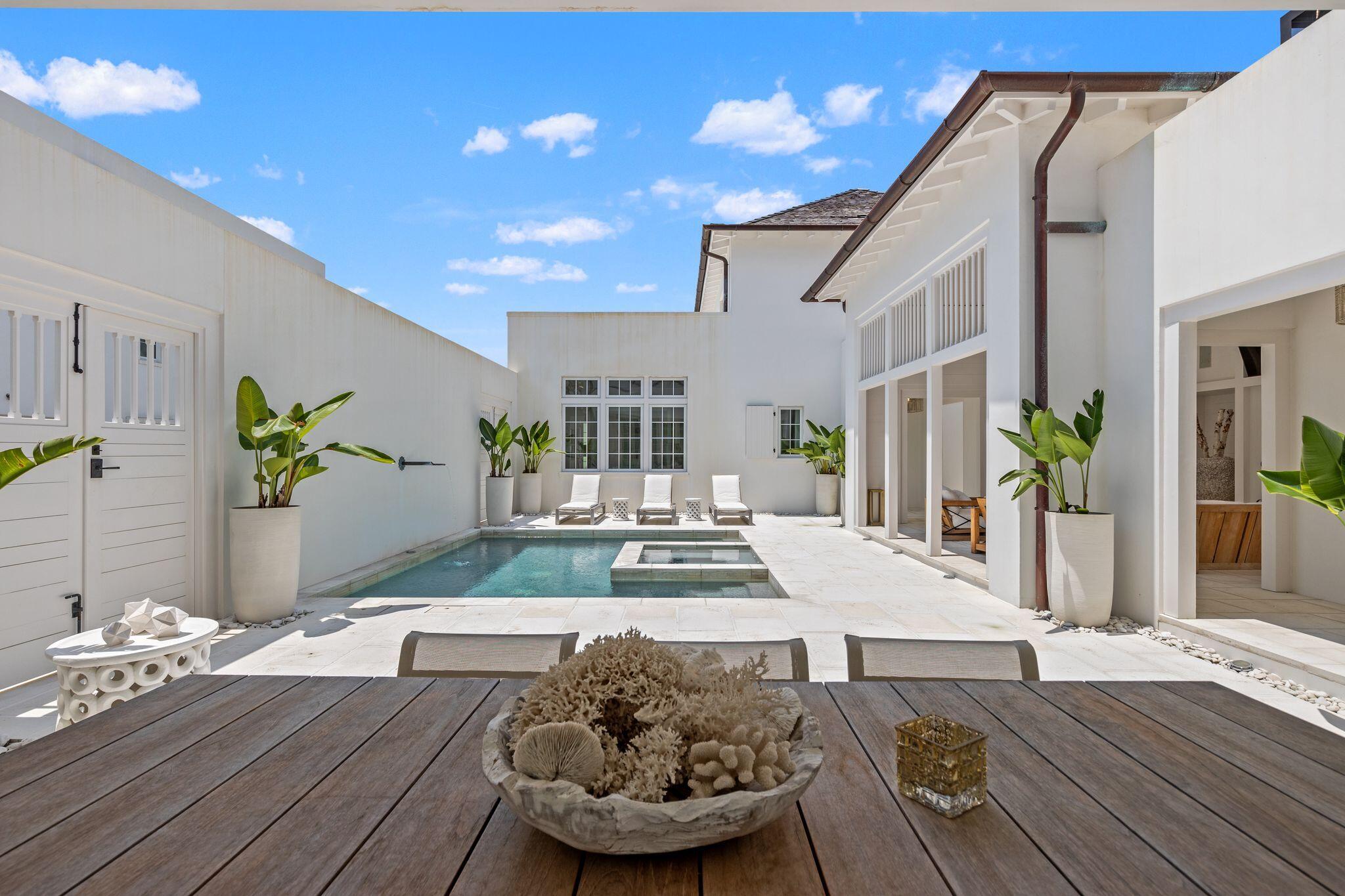 89 Kaiya Avenue Inlet Beach, FL 32461 - Photo 19 of 82 a view of a dining room with furniture and wooden floor