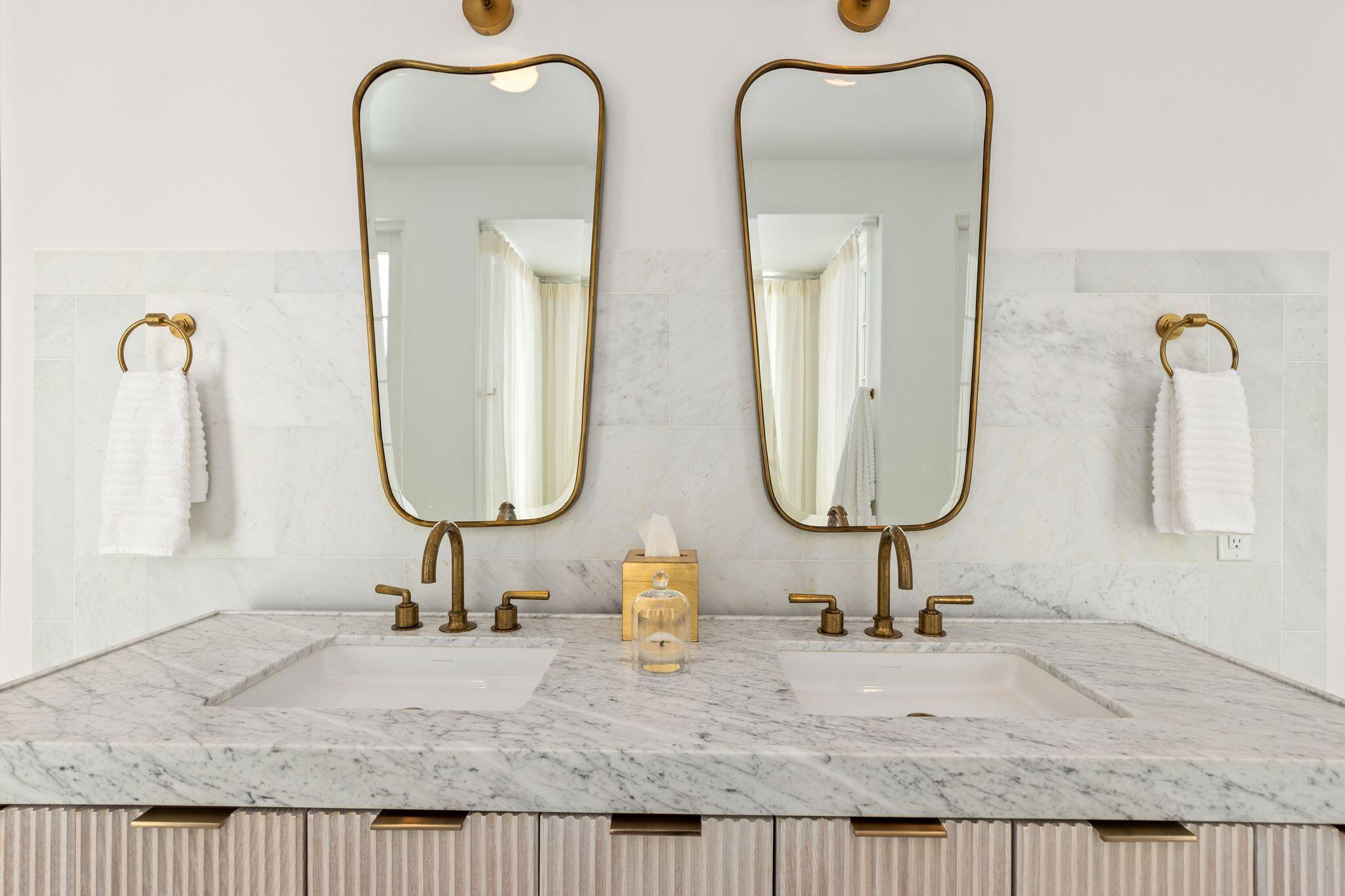 89 Kaiya Avenue Inlet Beach, FL 32461 - Photo 33 of 82 a bathroom with mirror and sink