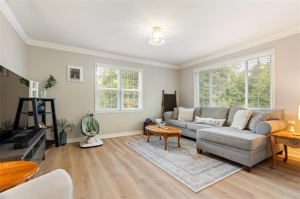 694 Oak Street Crescent, PA 15046 - Photo 8 of 19 a living room with furniture and wooden floor