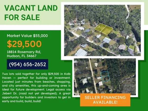 $29,500 | 18814 Rosemary Road, Aripeka, FL 34679