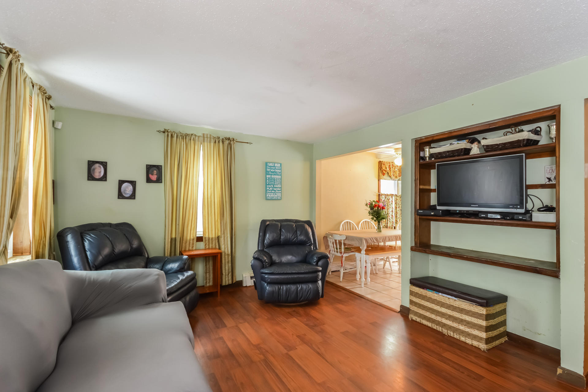 120 Snake Pond Road Forestdale, MA 02644 - Photo 7 of 31 a living room with furniture and a flat screen tv