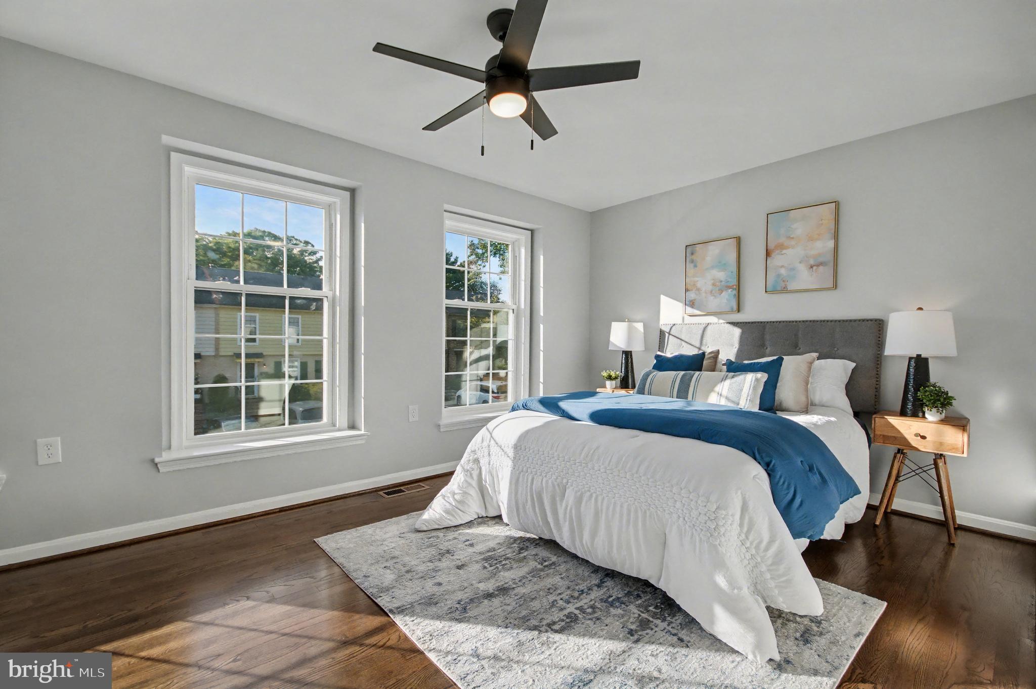 1729 Dana Street, Unit 6 Crofton, MD 21114 - Photo 19 of 33 a spacious bedroom with a large bed and a window