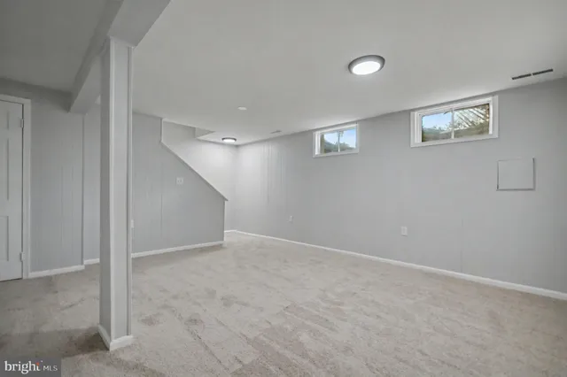 a view of an empty room