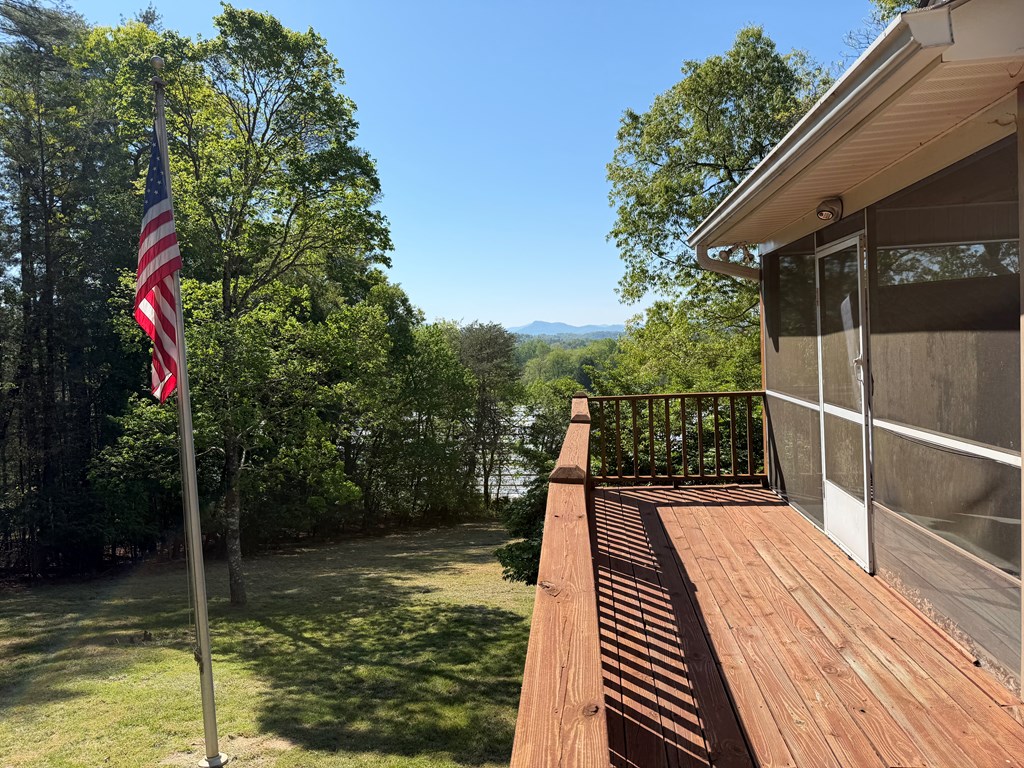 78 Timber Ridge Lane Hayesville, NC 28904 - Photo 38 of 43 a view of balcony and deck