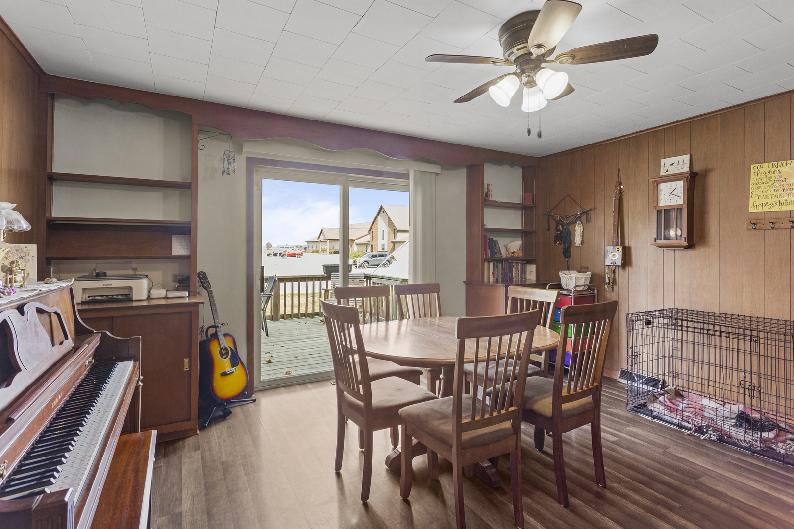 13 Willow Street Dewey, IL 61840 - Photo 11 of 27 a view of a dining room with furniture window and wooden floor