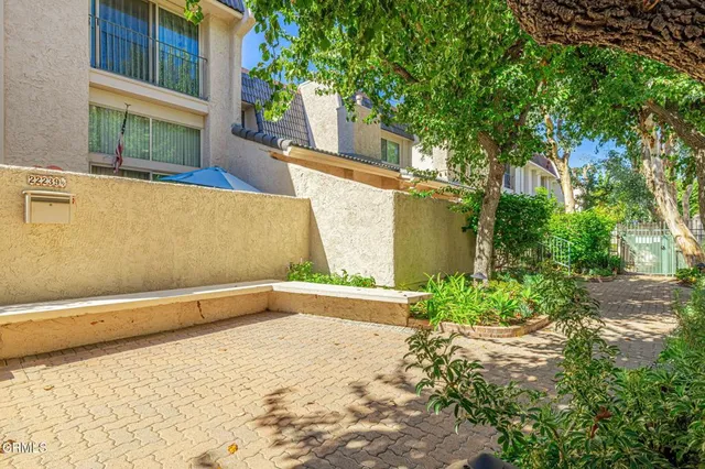 a view of a building with a outdoor space
