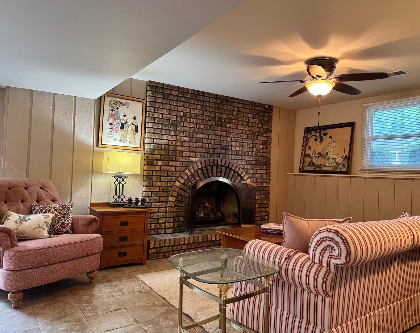 416 Trinity Court Buffalo Grove, IL 60089 - Photo 10 of 87 a living room with furniture and a fireplace