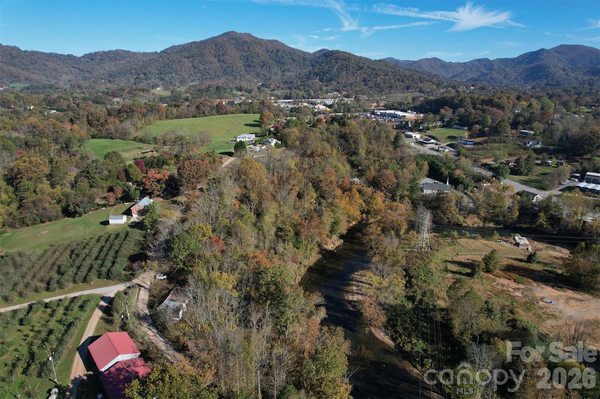 415 Pigeon Ford Road Canton, NC 28716 - Photo 3 of 5 an aerial view of a town with couple of houses