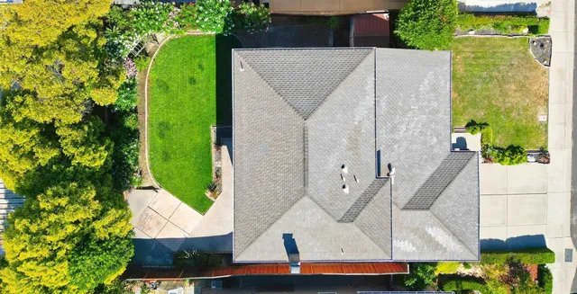 a view of city and mountain