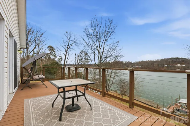 a view of a chairs and table on the terrace