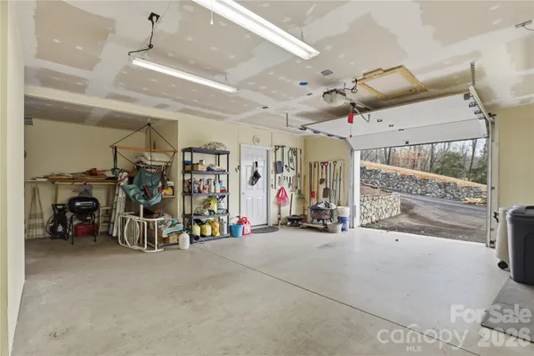 a view of a lake with mountain in the background