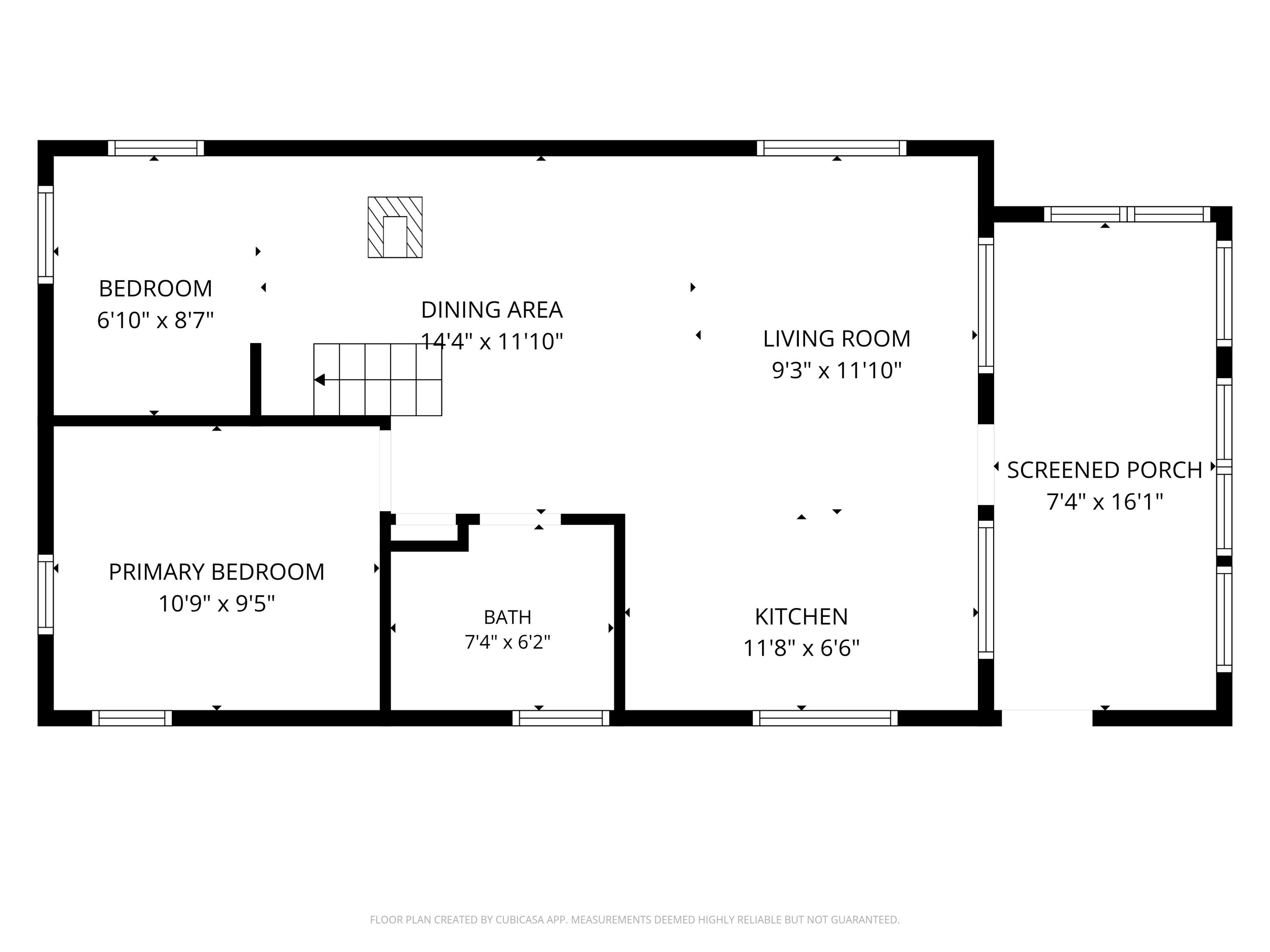 659 Sandy Beach Road Danforth, ME 04424 - Photo 25 of 27 Floorplan First Floor