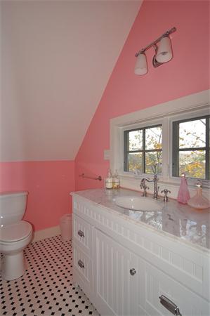 133 Walnut Street Wellesley, MA 02481 - Photo 8 of 12 a bathroom with a granite countertop sink mirror vanity and toilet