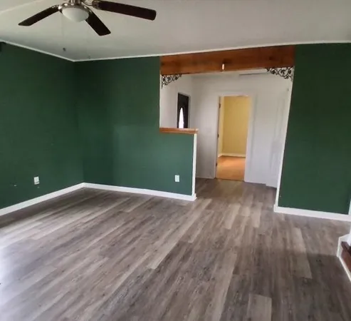 wooden floor in an empty room